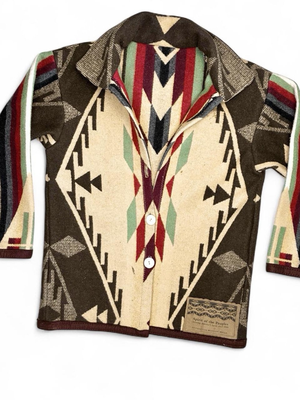 Vintage 2009 Spirit Of The Peoples Pendleton Woolen Mills Tribal Jacket